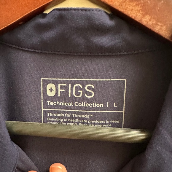 Navy Rafaela Scrub Jumpsuit - Picture 3 of 6